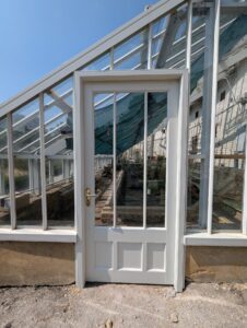 Exterior of greenhouse