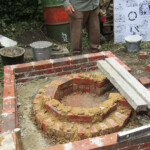 Lime kiln in the making